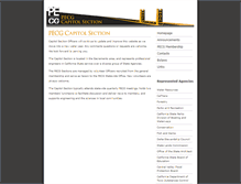 Tablet Screenshot of capitol-pecg.org